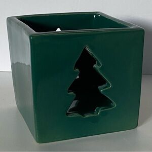 Bennington Potters VT Christmas Tree Votive Candle Holder 1844dg EUC Pottery EUC